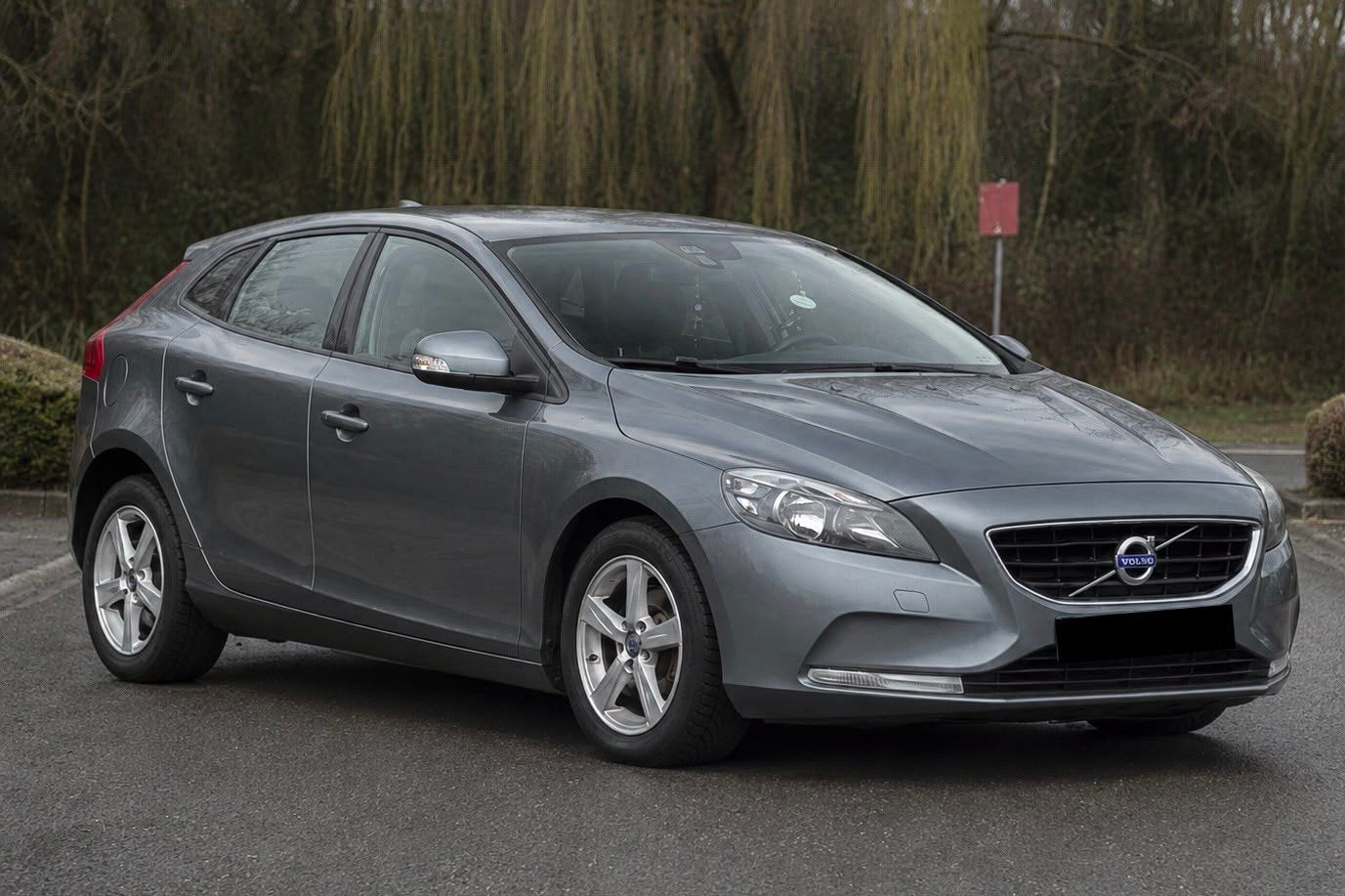 Volvo V40 D2 1.6 Diesel Automaat – 2014, Auto's, Volvo, Euro 5, Stof, Zwart, 1600 cc