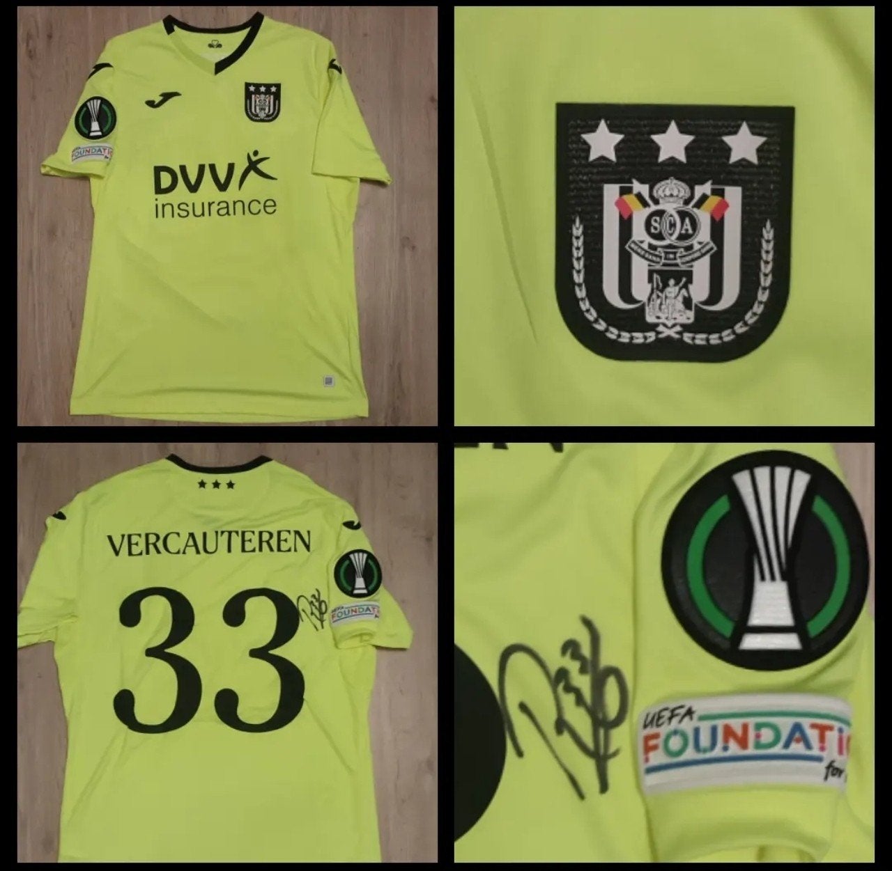 maillot Conférence League RSC Anderlecht shirt, Ophalen of Verzenden, Shirt