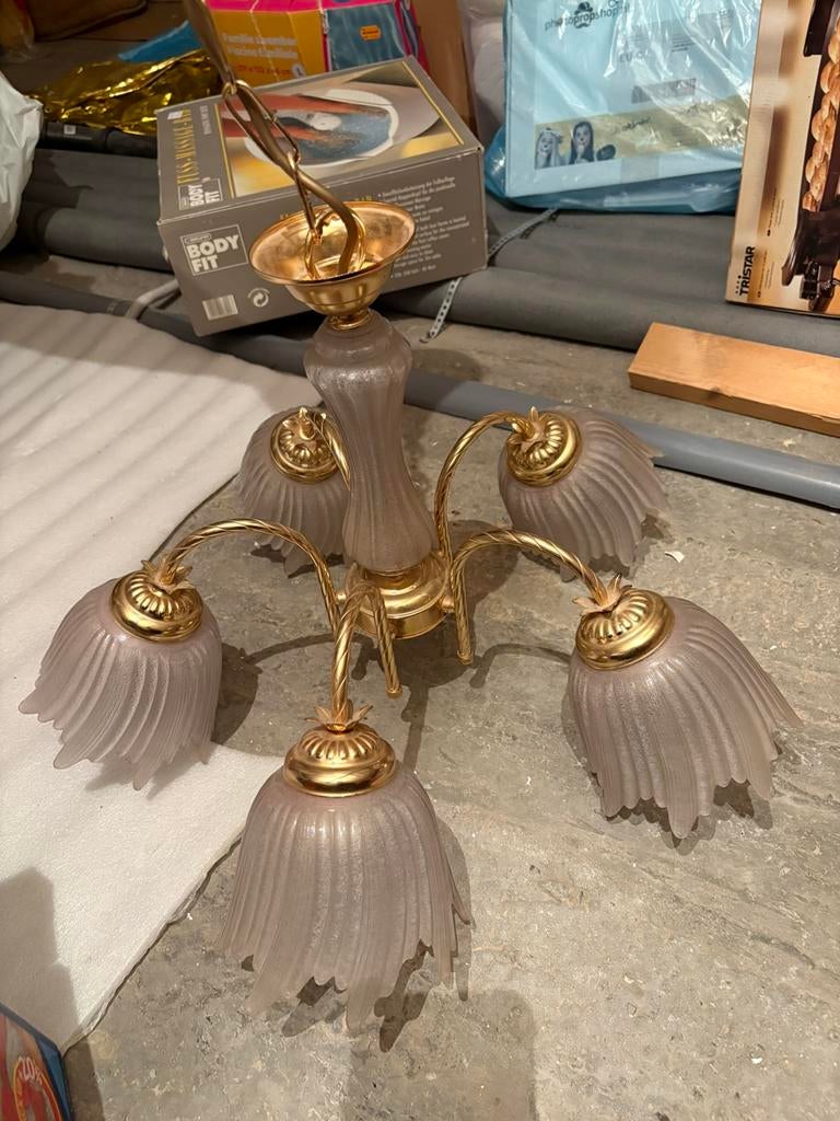 Kroon lamp, Huis en Inrichting, Lampen | Kroonluchters, Ophalen of Verzenden, Zo goed als nieuw