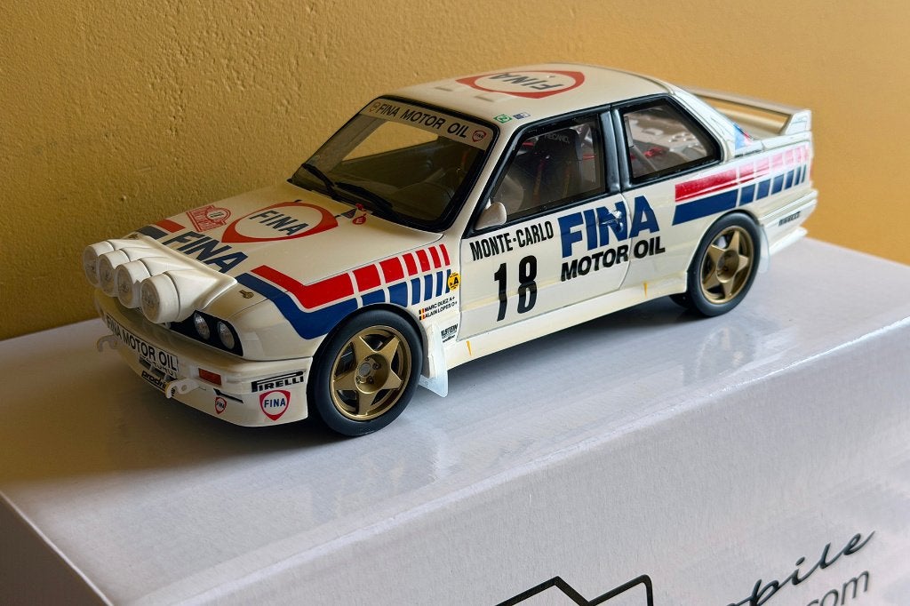 1/18 Otto BMW E30 M3 Rally Monte Carlo 1989 Marc Duez OT085, Enlèvement, Neuf, Voiture, OttOMobile