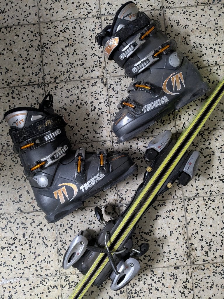 Ski’s 150 cm + skibotten maat 41, Ophalen, Gebruikt, Nordica, Ski's