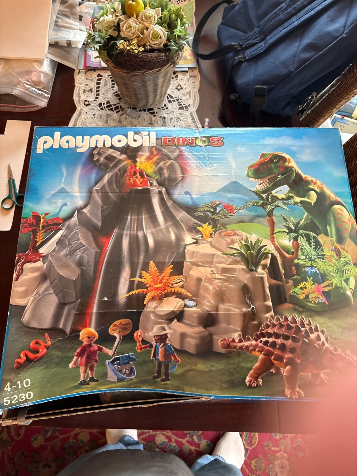 Vulkaan met dino’s van playmobil, Kinderen en Baby's, Ophalen, Gebruikt