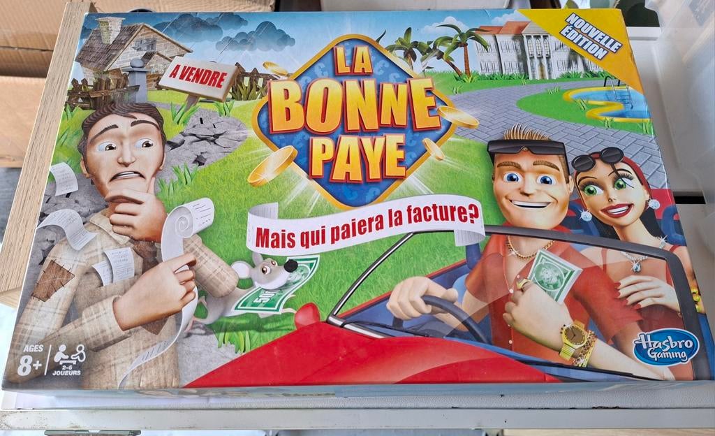 Jeux de Société "la Bonne Paye", Enlèvement