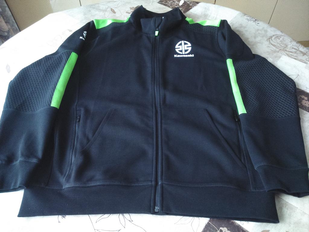 KAWASAKI HOODIE/SWEATSHIRT MET RITS - MAAT XL, Motoren, Kleding | Motorkleding, Jas | textiel, Nieuw zonder kaartje, Ophalen of Verzenden