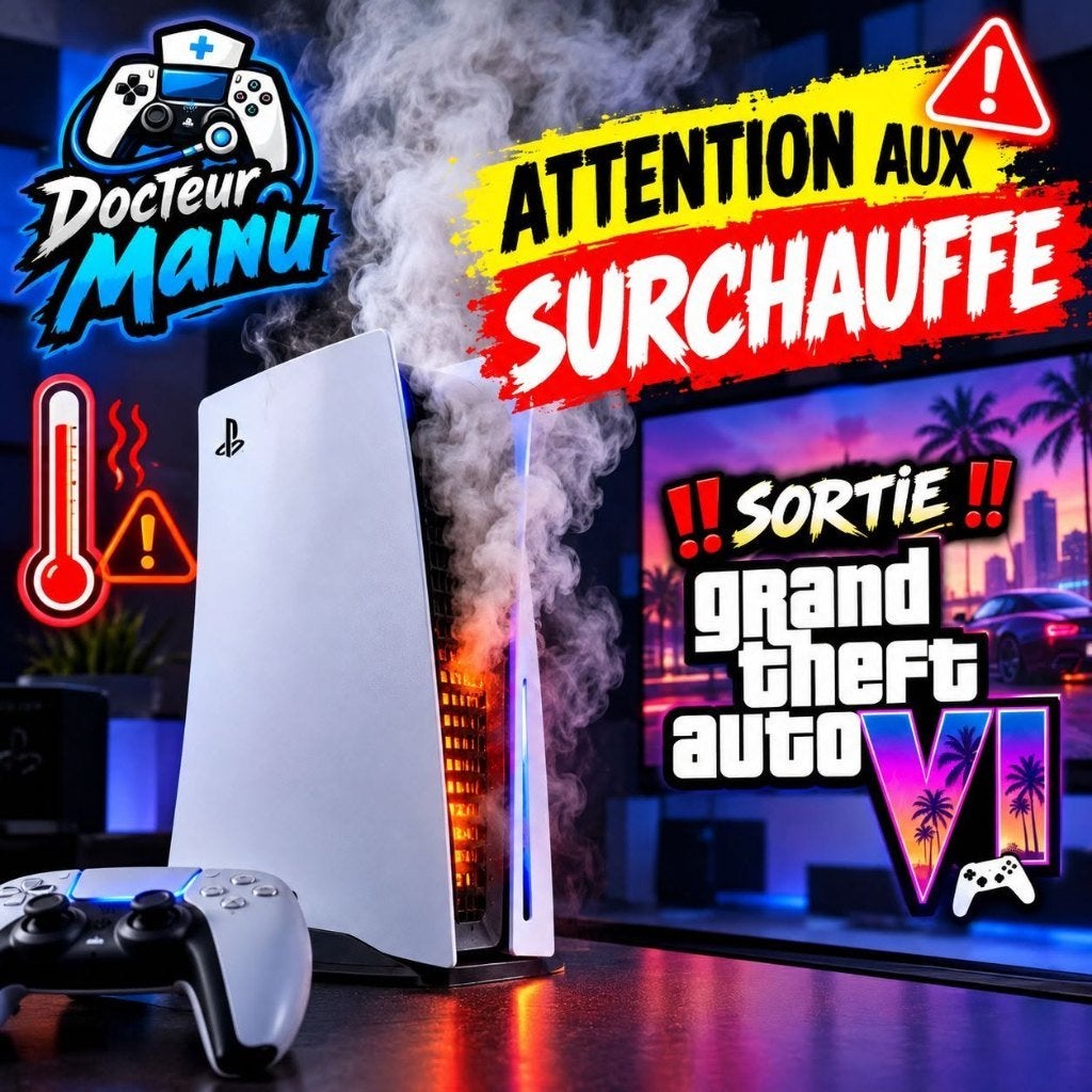 jeu ps5 GTA VI:attention surchauffe(nettoyage& liquid.the. ), Consoles de jeu & Jeux vidéo, Enlèvement ou Envoi, Comme neuf
