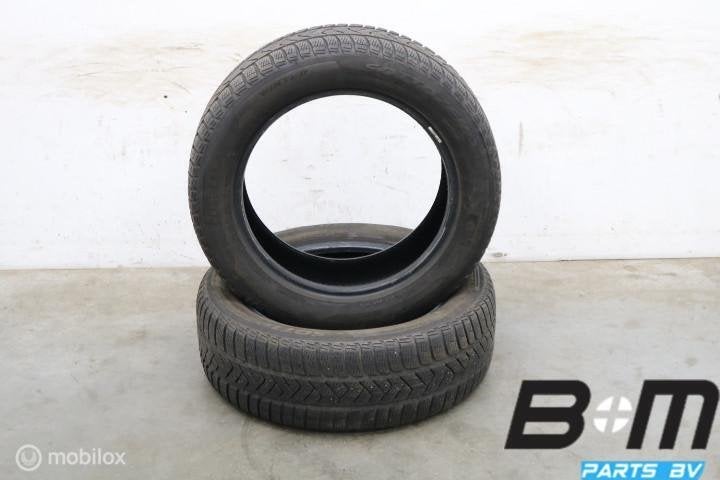 2 X 2155517 94H Pirelli Sottozero 3 Winter 4.5mm 215 55 17, 17 inch, Winterbanden, Band(en), Gebruikt