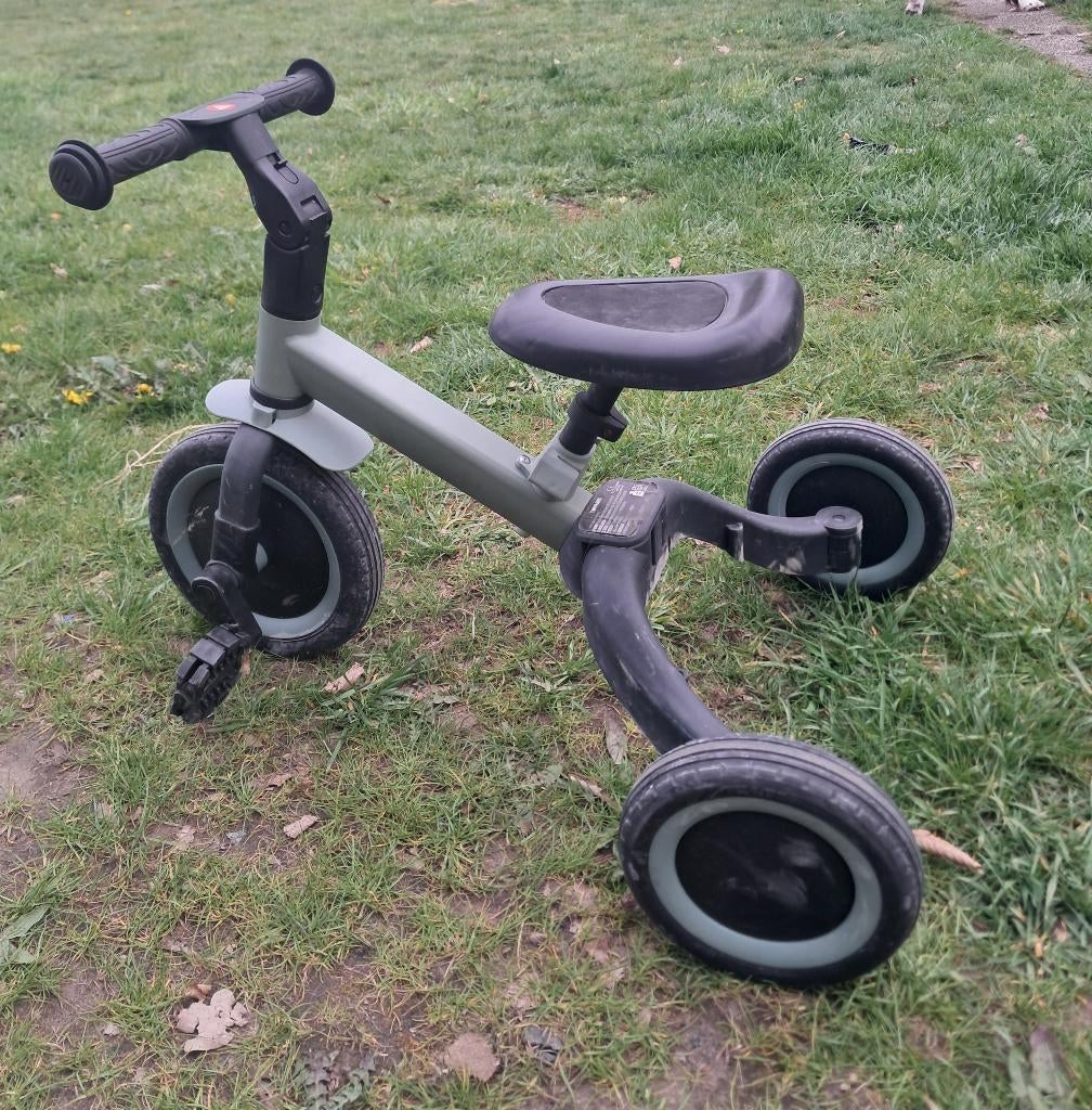 4 in 1 kinderfietsje Topmark, Fietsen en Brommers, Fietsen | Kinderfietsjes, Zo goed als nieuw, Minder dan 16 inch, Zijwieltjes