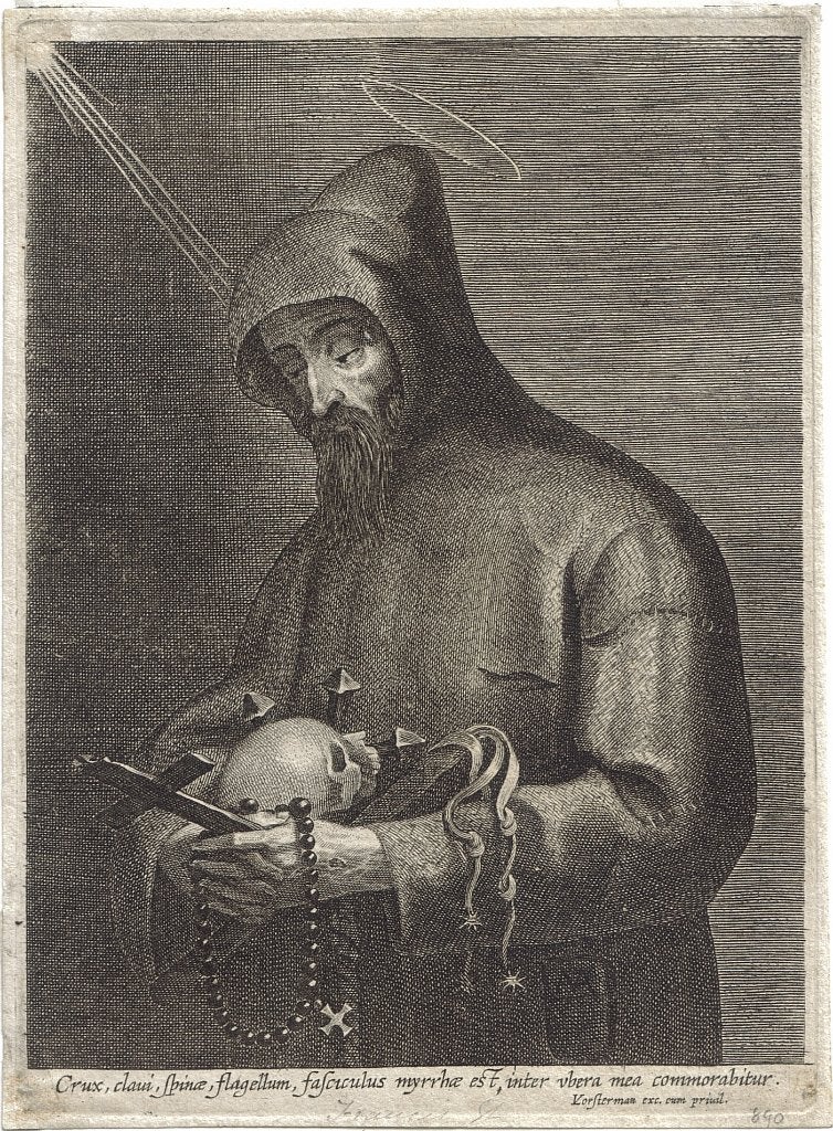 Lucas Vorsterman gravure "Crux Claui Spinae Flagellum etc.", Ophalen, Religie, 1600 - 1699, Gravure