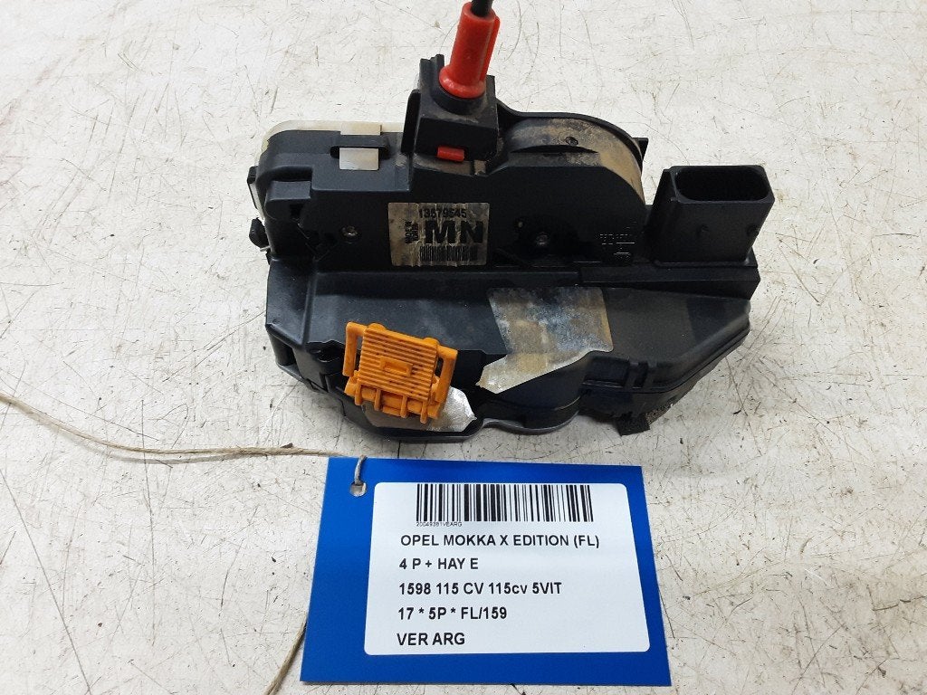 PORTIERSLOT LINKS ACHTER Opel Mokka / Mokka X (13579545), Gebruikt, Achter, Opel