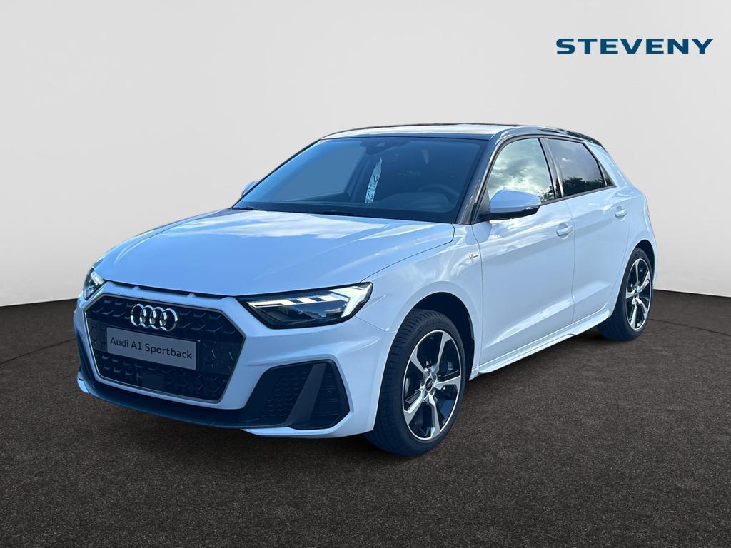Audi A1 Sportback Audi A1 Sportback Business Edition S line, Automaat, A1, 129 g/km, Wit