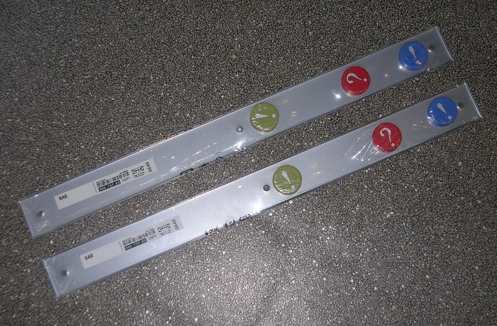 Memolat met magneten, Ophalen, Nieuw