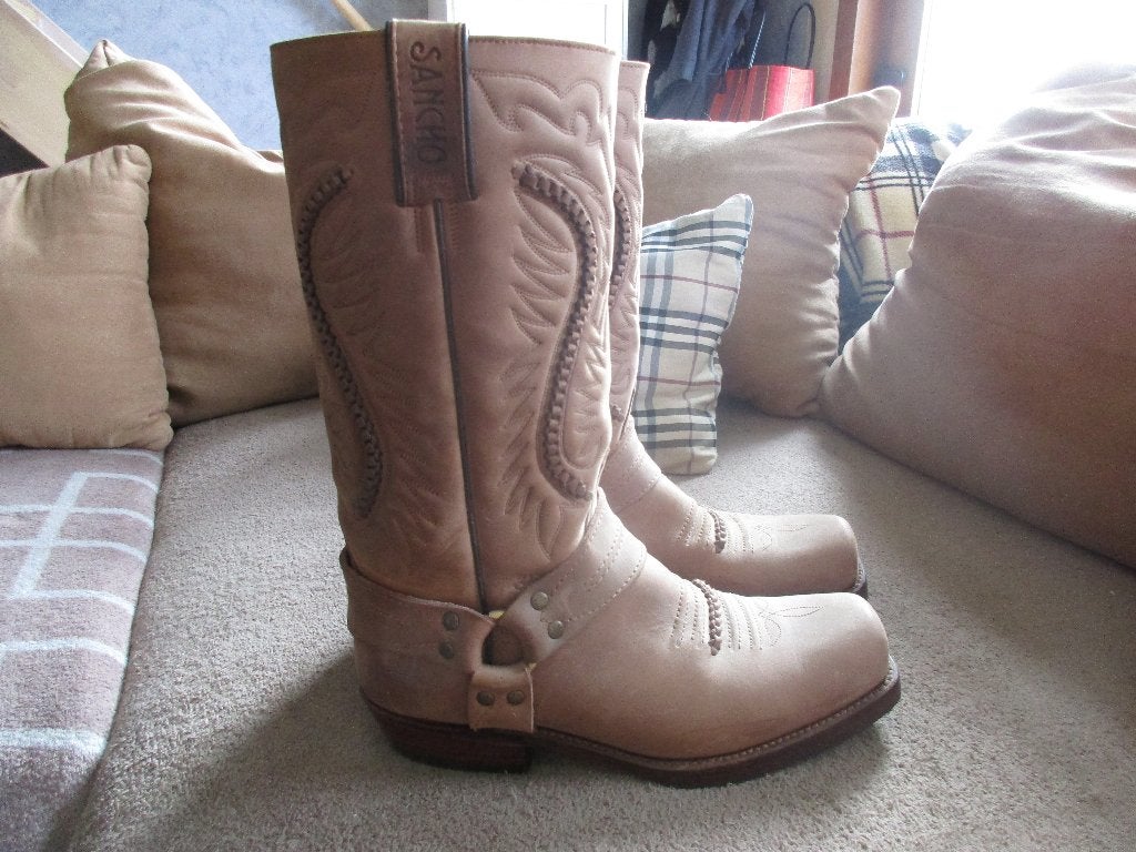 leren cowboylaarzen SANCHO, Ophalen, Dames, BR, Nieuw