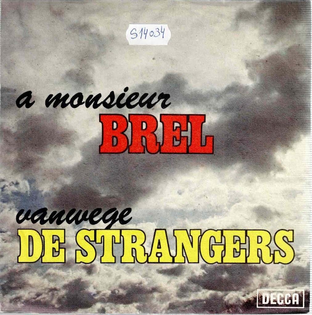 Vinyl, 7"  /   De Strangers – A Monsieur Brel, Ophalen of Verzenden, Overige formaten