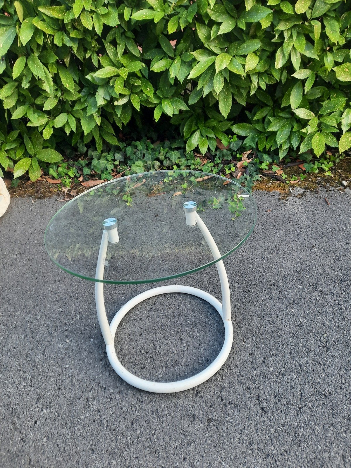 Table ronde diamètre 45cm H.50cm, Enlèvement, Verre