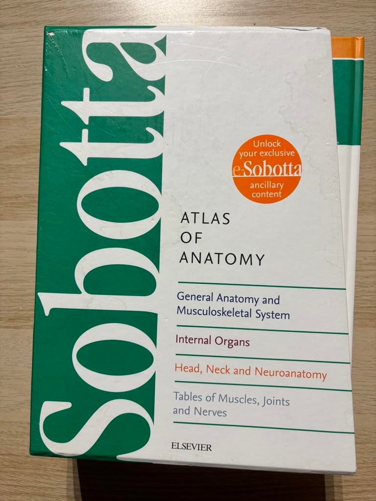 Sobotta atlas, Livres, Santé, Diététique & Alimentation, Enlèvement, Utilisé, Autres types