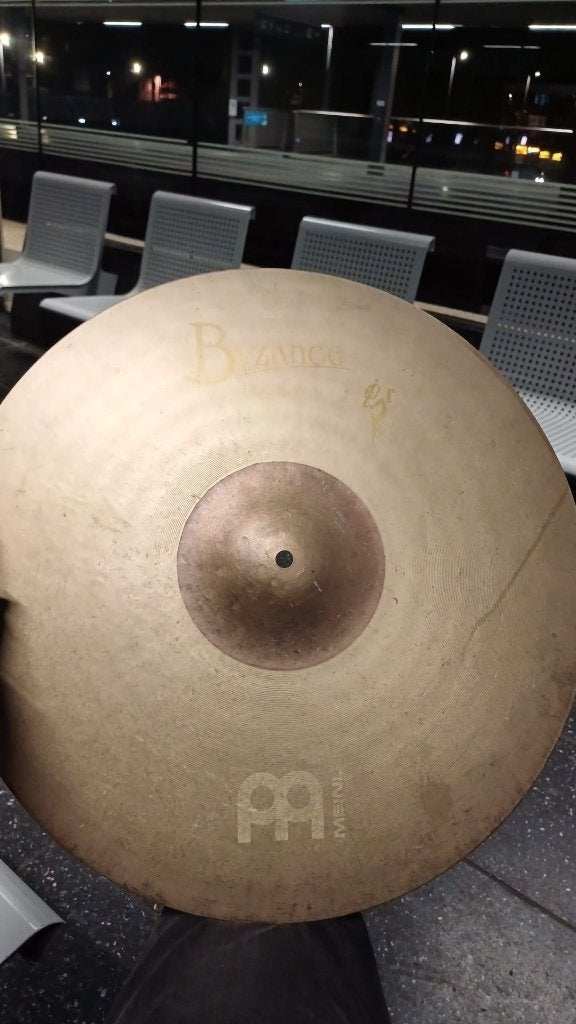 Ride Meinl Byzance Sand Benny Greb 20', Muziek en Instrumenten, Ophalen, Zo goed als nieuw