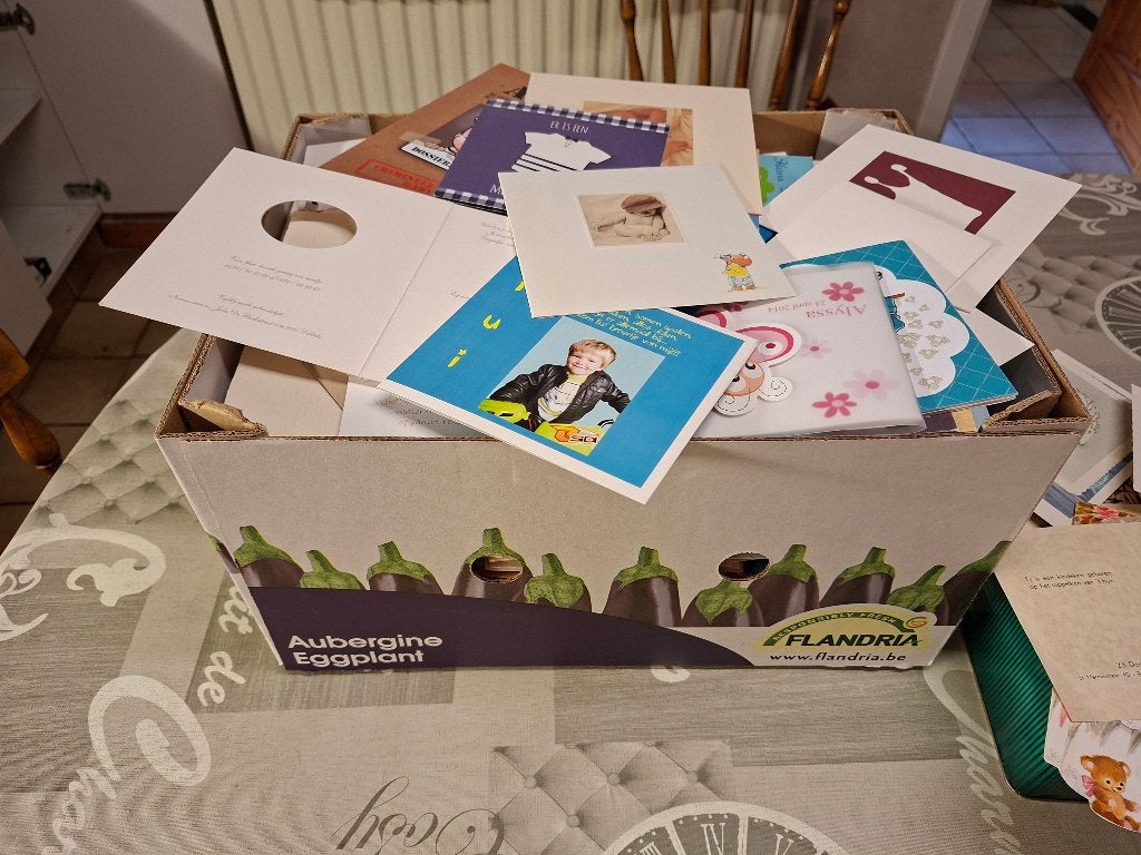geboorte kaartjes, Verzamelen, Ophalen, Geboortekaartje