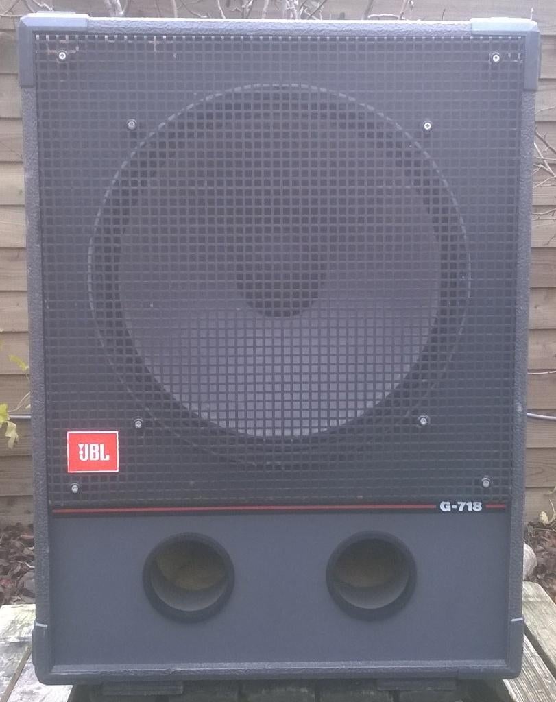 Luidsprekers subs 18 inch 400 Watt, Gebruikt, Ophalen of Verzenden, 120 watt of meer, Subwoofer
