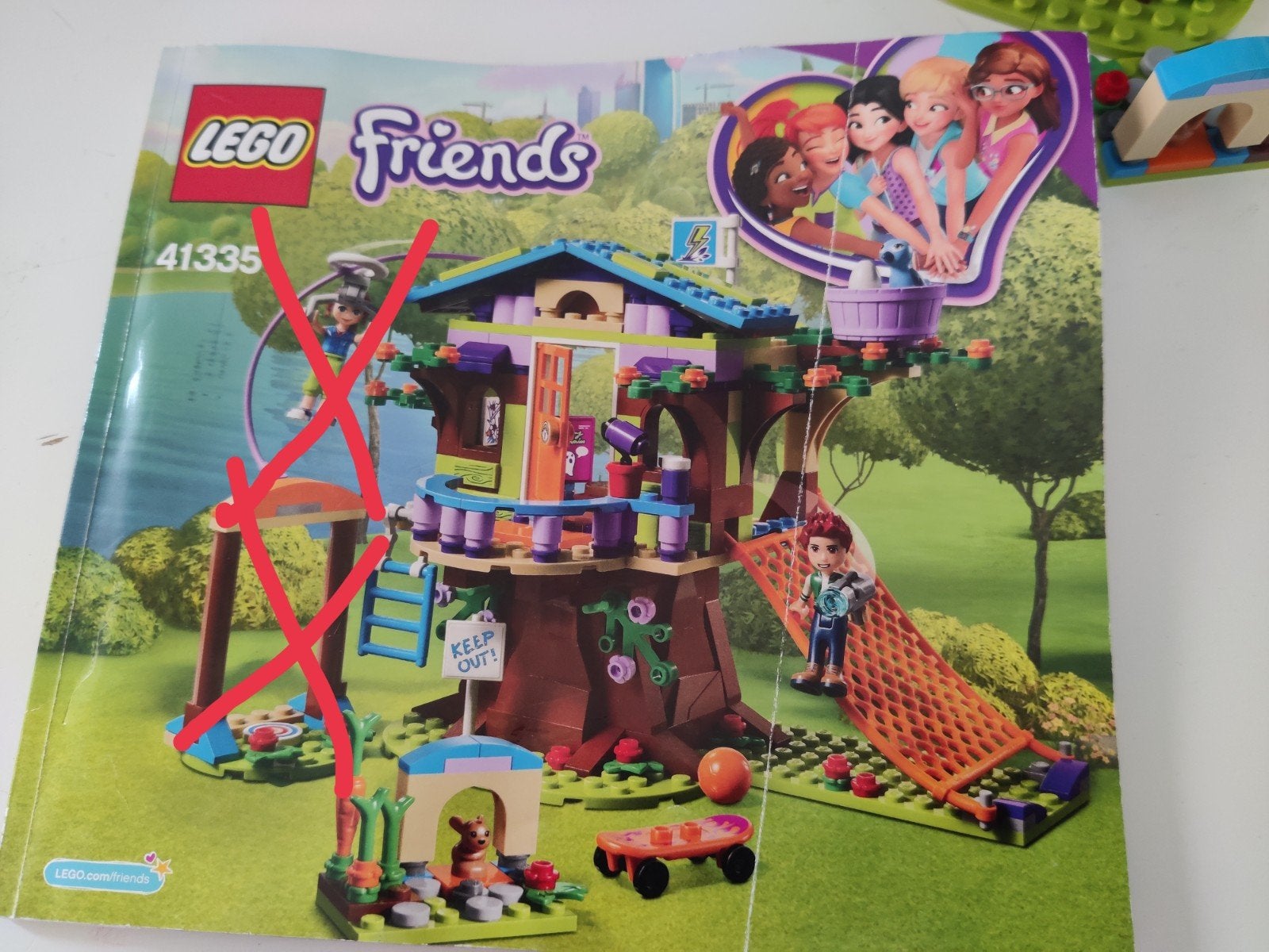 Lego friends Mia's boomhut, Ophalen
