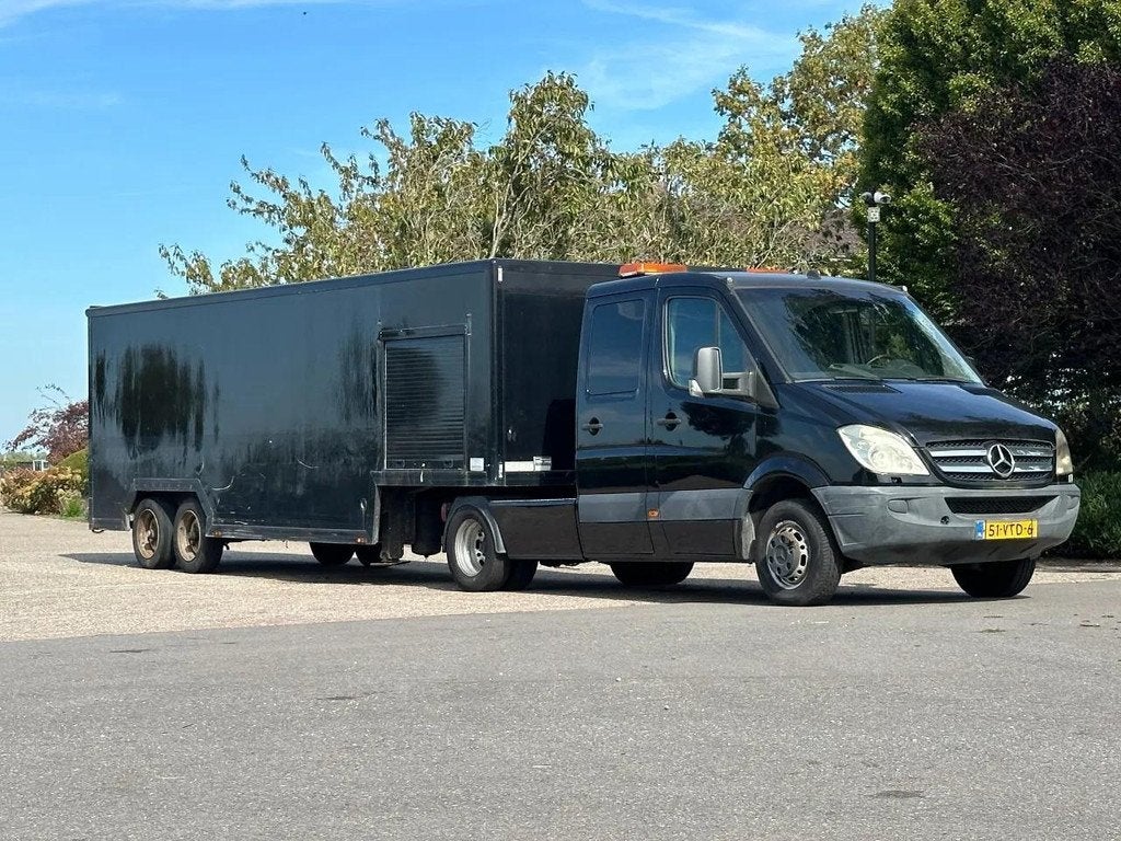 Mercedes-Benz Sprinter 518 CDI V6!DUBBEL CABINE!automaat met, Autos, Achat, 2987 cm³, 135 kW, Entreprise