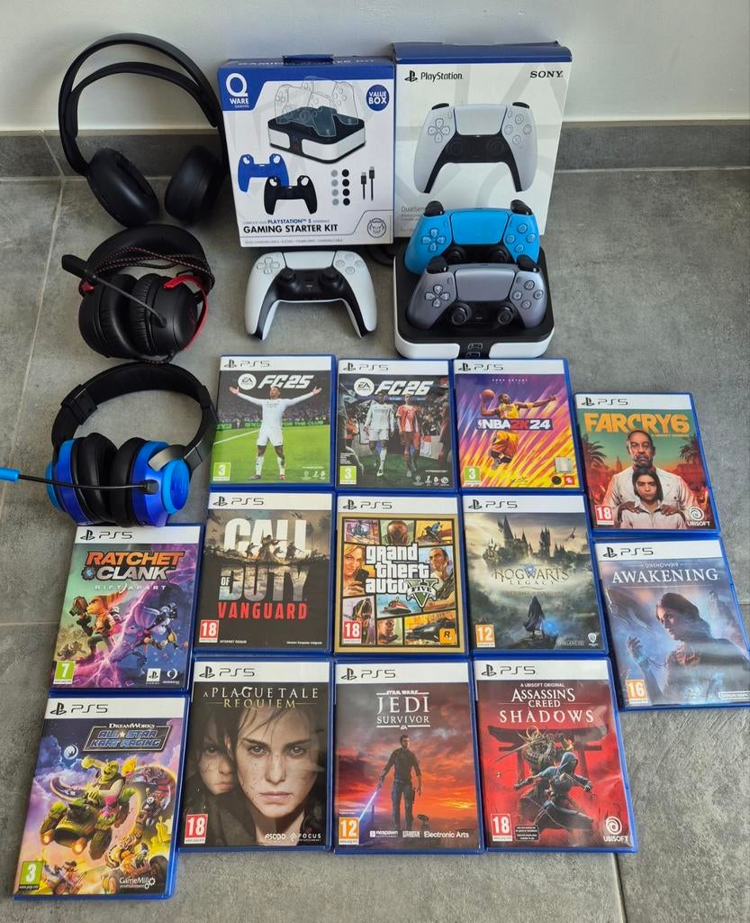 accessoires en games voor ps5, Games en Spelcomputers, Ophalen, Zo goed als nieuw