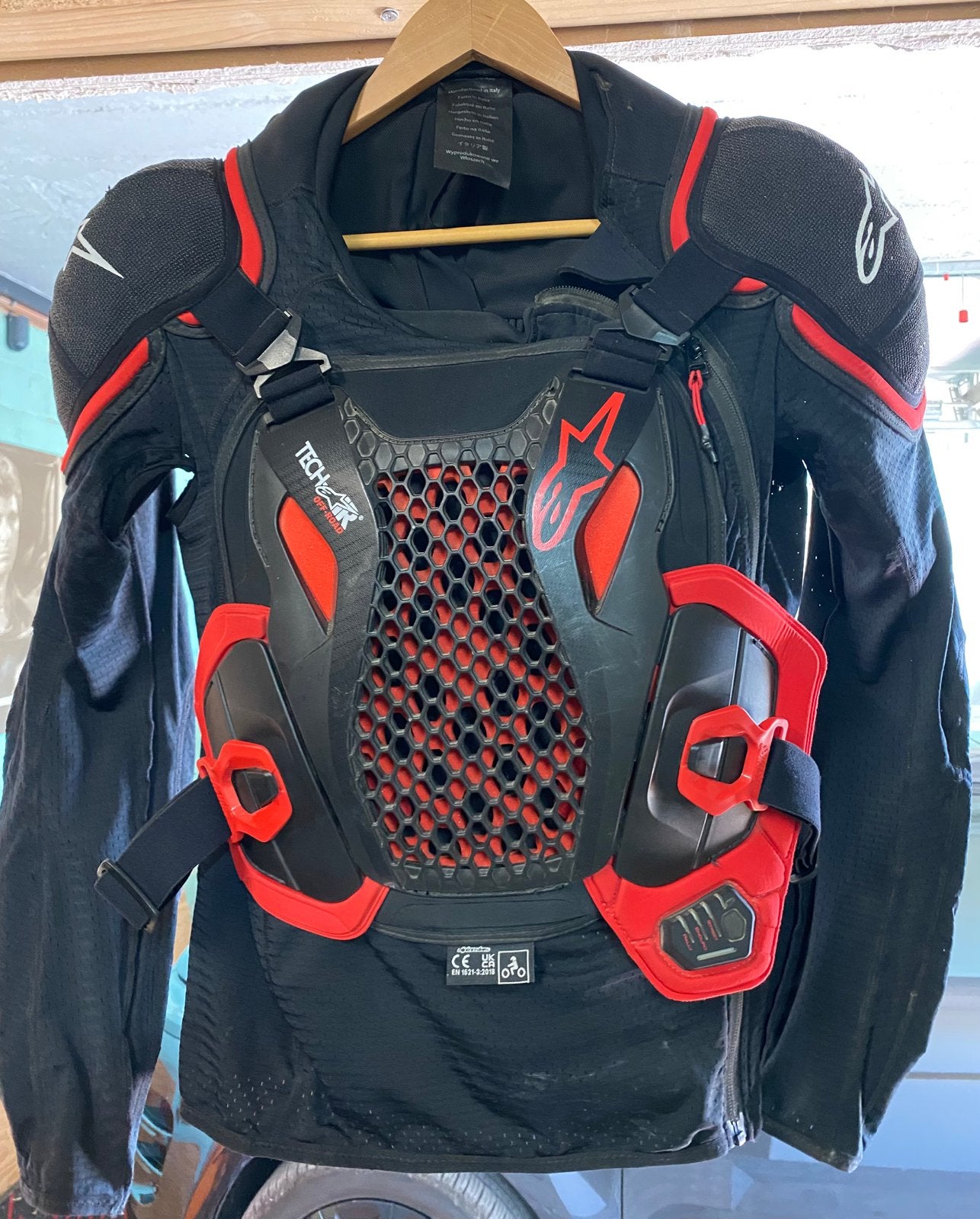 Tech air off-road Alpinestars airbag, Motoren, Kleding | Motorkleding, Ophalen, Tweedehands, Motorcrosskleding