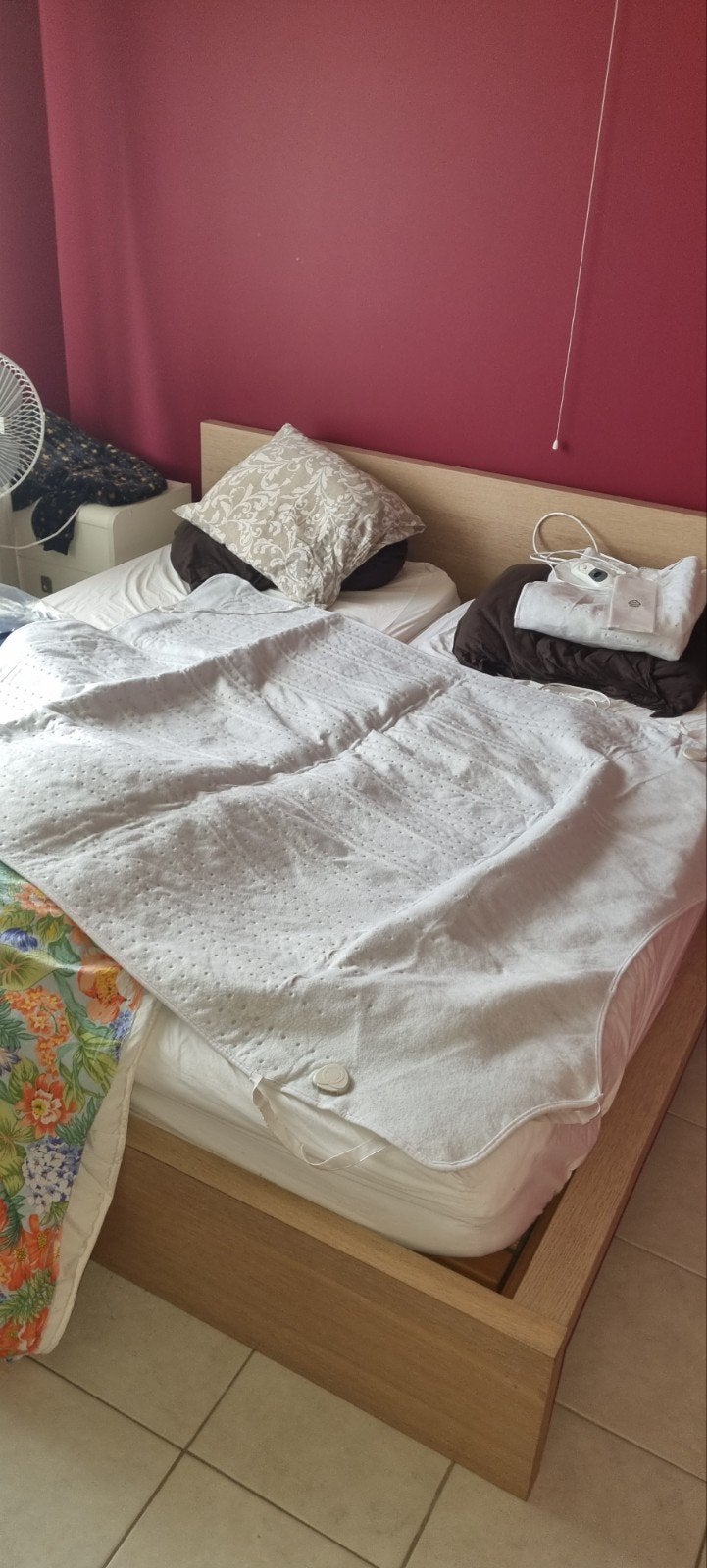 Elektrisch deken voor een 2 persoons bed, Ophalen, Gebruikt
