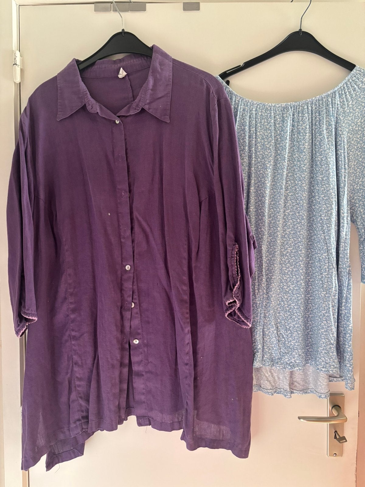 2 blouses, Ophalen, Gedragen, Maat 46/48 (XL) of groter
