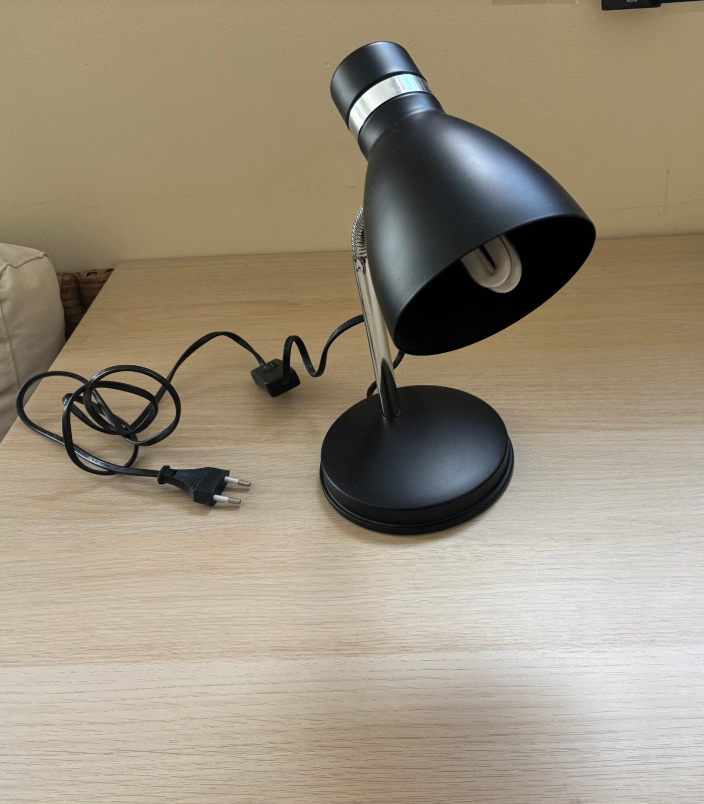 Zwarte bureaulamp, Divers, Enlèvement, Comme neuf