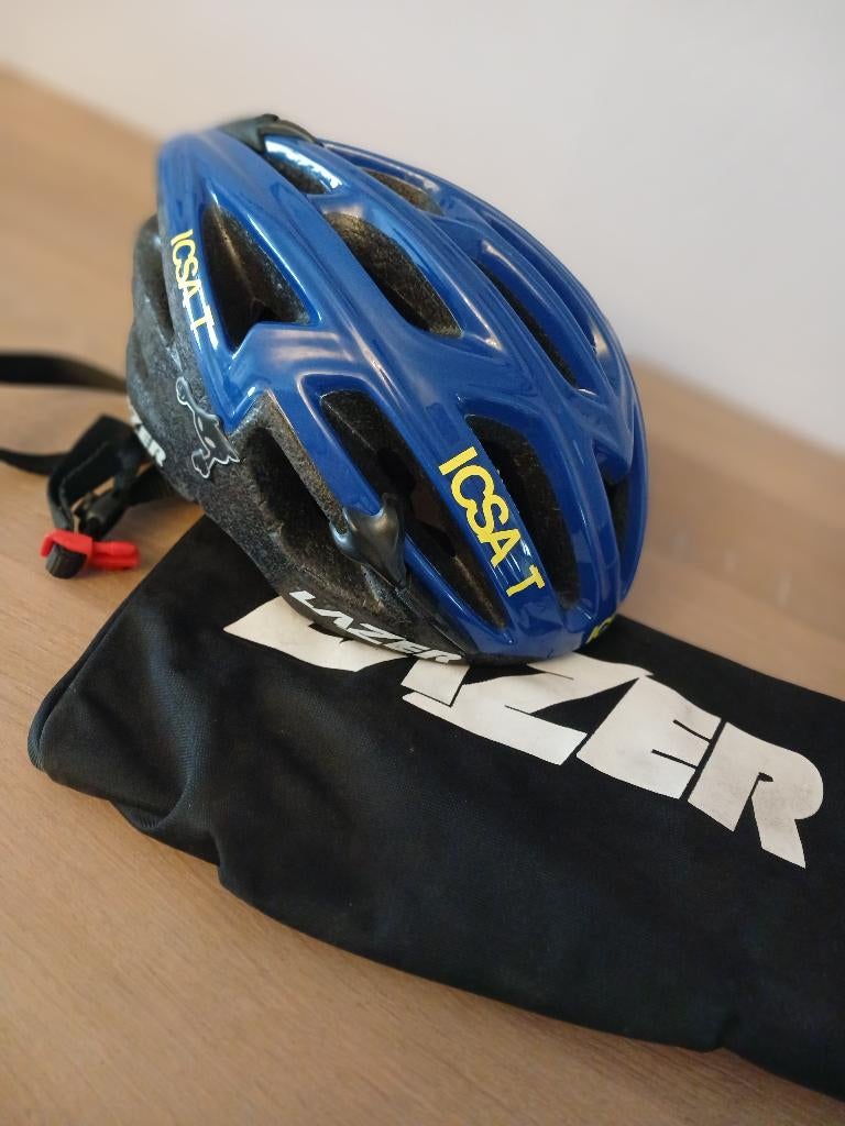 Fietshelm Lazer, Ophalen
