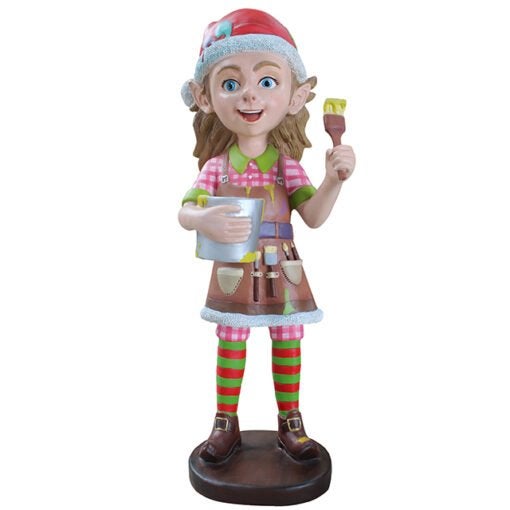 Elfe au pinceau — Hauteur du lutin 130 cm, Enlèvement, Neuf