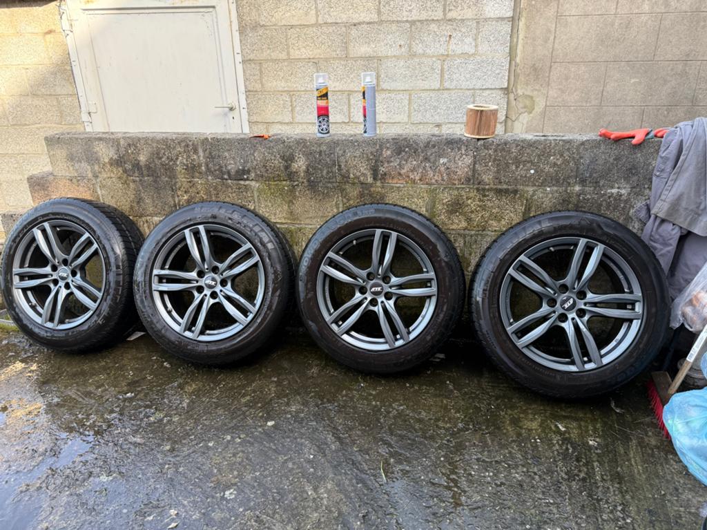 ATS Germany velg met BMW X3 winterbanden, Ophalen, 18 inch, Gebruikt, Velg(en)