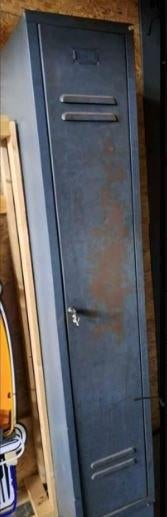 Vintage locker kasten drie of 1 deurs, Ophalen, Gebruikt, Vintage