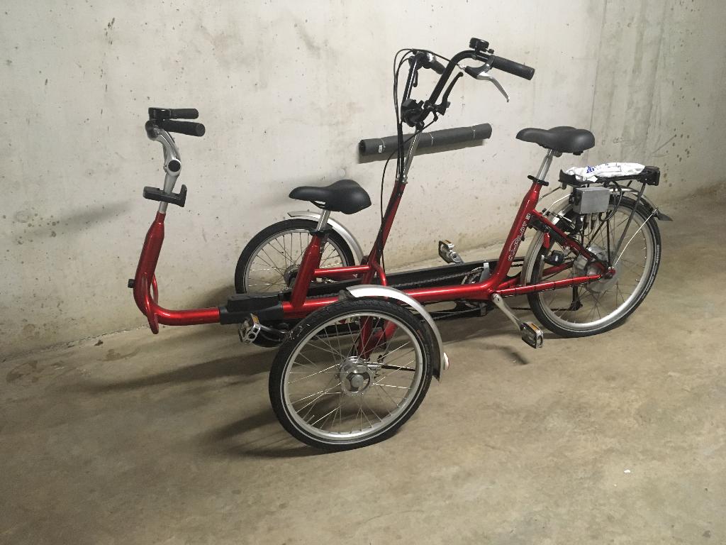 e Bike driewieltandem Hukla, Versnellingen, Zo goed als nieuw, 50 tot 53 cm, Ophalen
