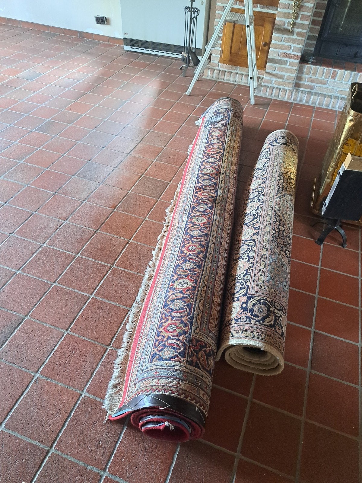 Tapijten te koop, Ophalen