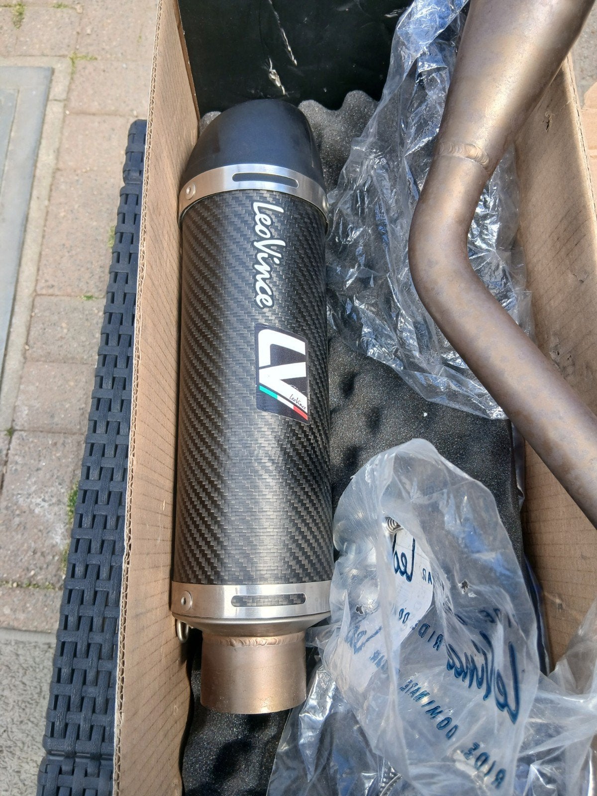 Leovince sportuitlaat voor Aprilia SR125Gt of 200Gt., Particulier, Échappement sport