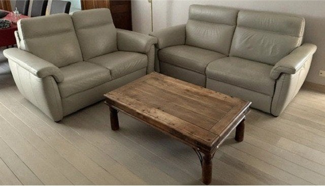 Salon Chateau d'Ax met relaxfunctie, Ophalen, Gebruikt, Leer, Modern