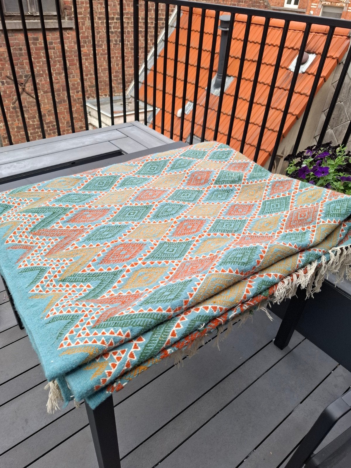 Tapis/Killim tunisien 200x300, Maison & Meubles, Enlèvement