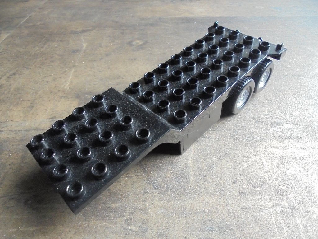 Lego Duplo Truck Trailer Elevated Front 4x12 (zie foto's), Ophalen of Verzenden, Gebruikt, Losse stenen, Duplo