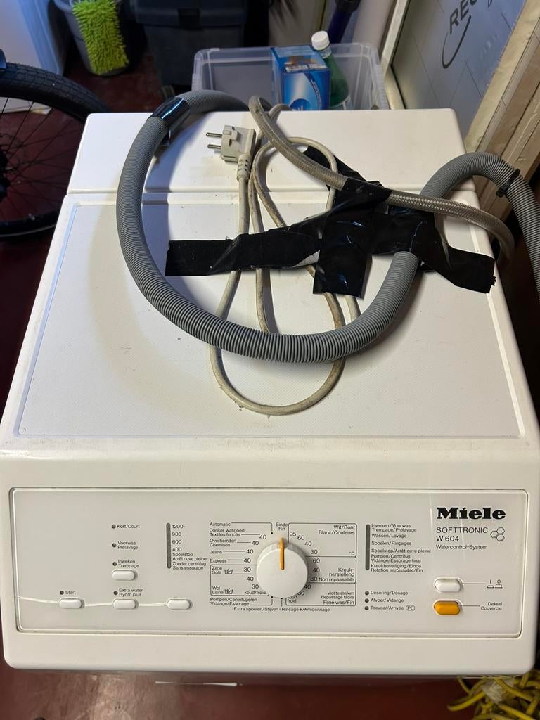 Miele wasmachine, Ophalen, Zo goed als nieuw
