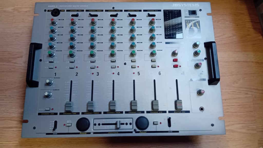 Mengpaneel JB Systems Classic 6, Muziek en Instrumenten, Ophalen of Verzenden, Gebruikt, 5 tot 10 kanalen, Microfooningang