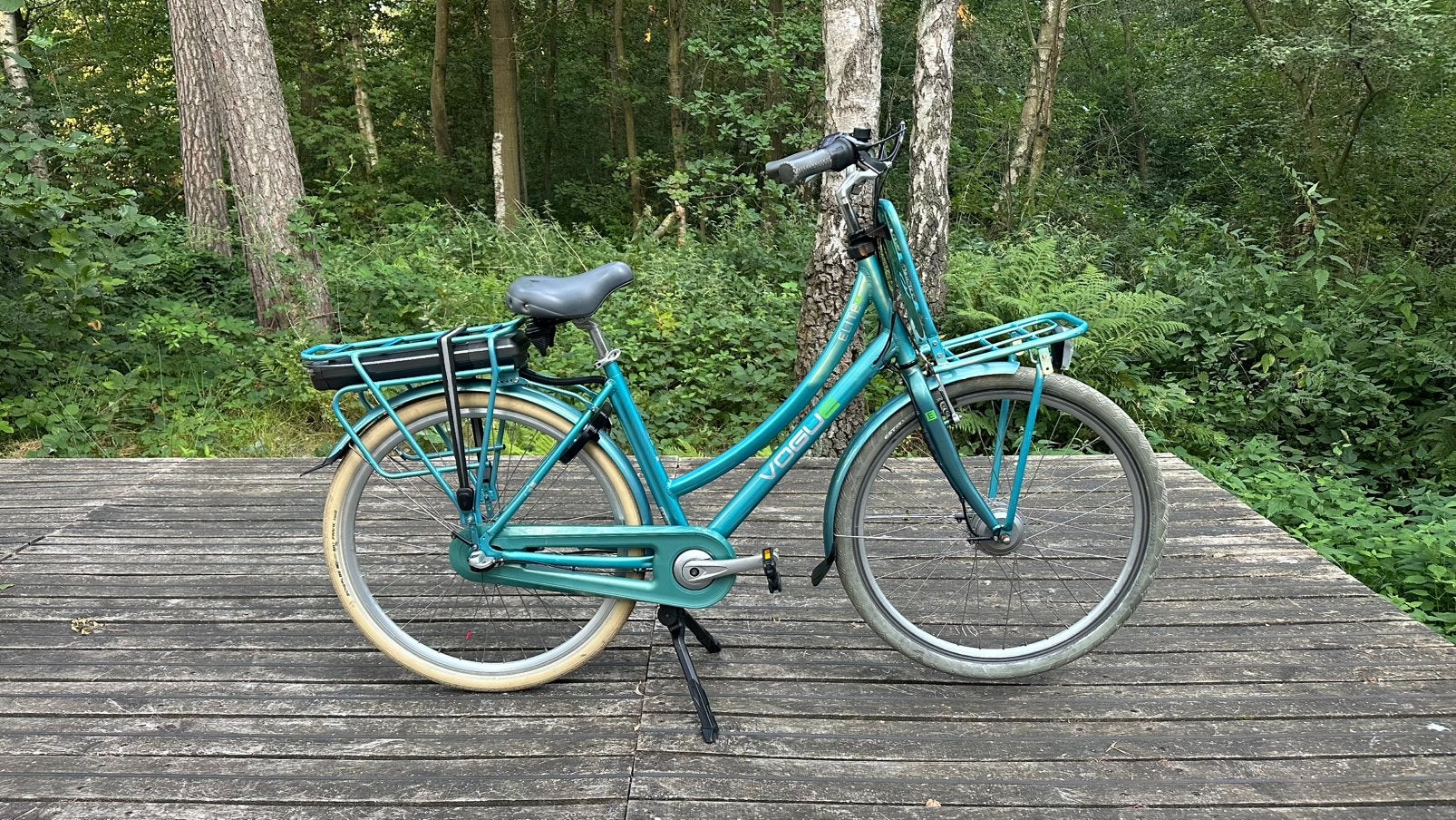 mooie elektrische omafiets (alleen 2960 KM), Fietsen en Brommers, Ophalen, Zo goed als nieuw