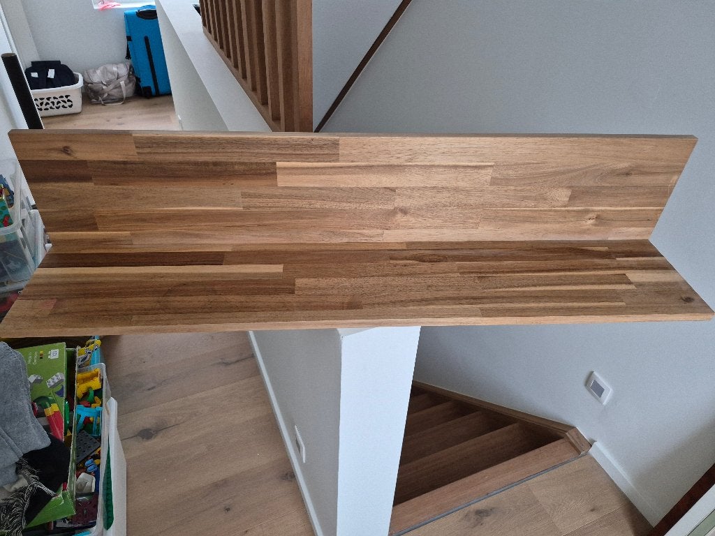Ikea SKOGSTA wandplank 120x24, Ophalen, Gebruikt