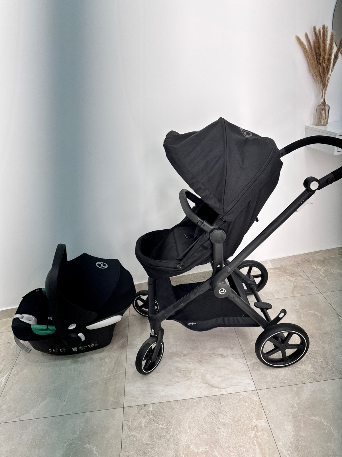 Poussette 3-en-1 Cybex – Très bon état, Enlèvement ou Envoi, Comme neuf, Poussette