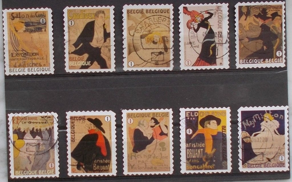 België 2011 Henri de Toulouse-Lautrec, Envoi, Affranchi, Oblitéré