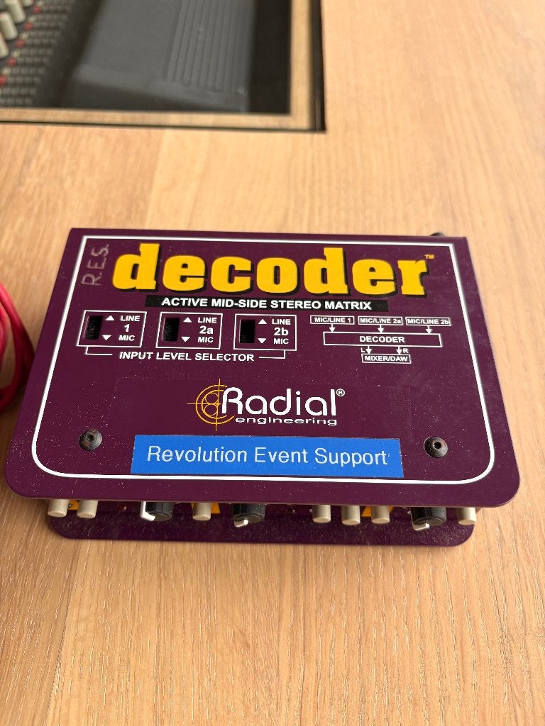 Radial Decoder - Active Mid-Side Stereo Matrix, Muziek en Instrumenten, Ophalen of Verzenden, Gebruikt, Minder dan 5 kanalen, Microfooningang