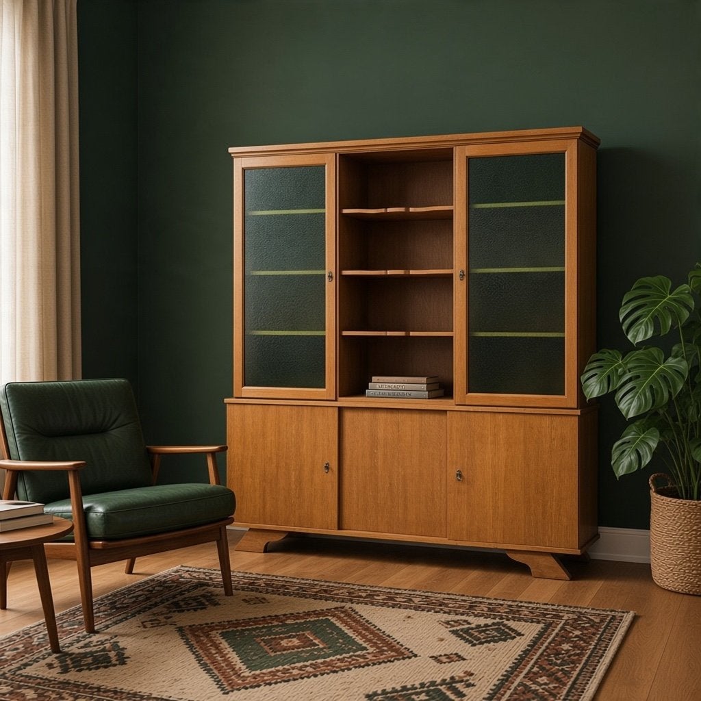 Buffet vintage en bois XL, Enlèvement ou Envoi, Utilisé