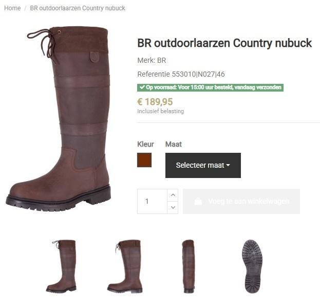 Alleen deze week €125! BR Outdoorlaarzen maat 39 NIEUW, Animaux & Accessoires, Enlèvement ou Envoi, Neuf, Femmes, Chaussures
