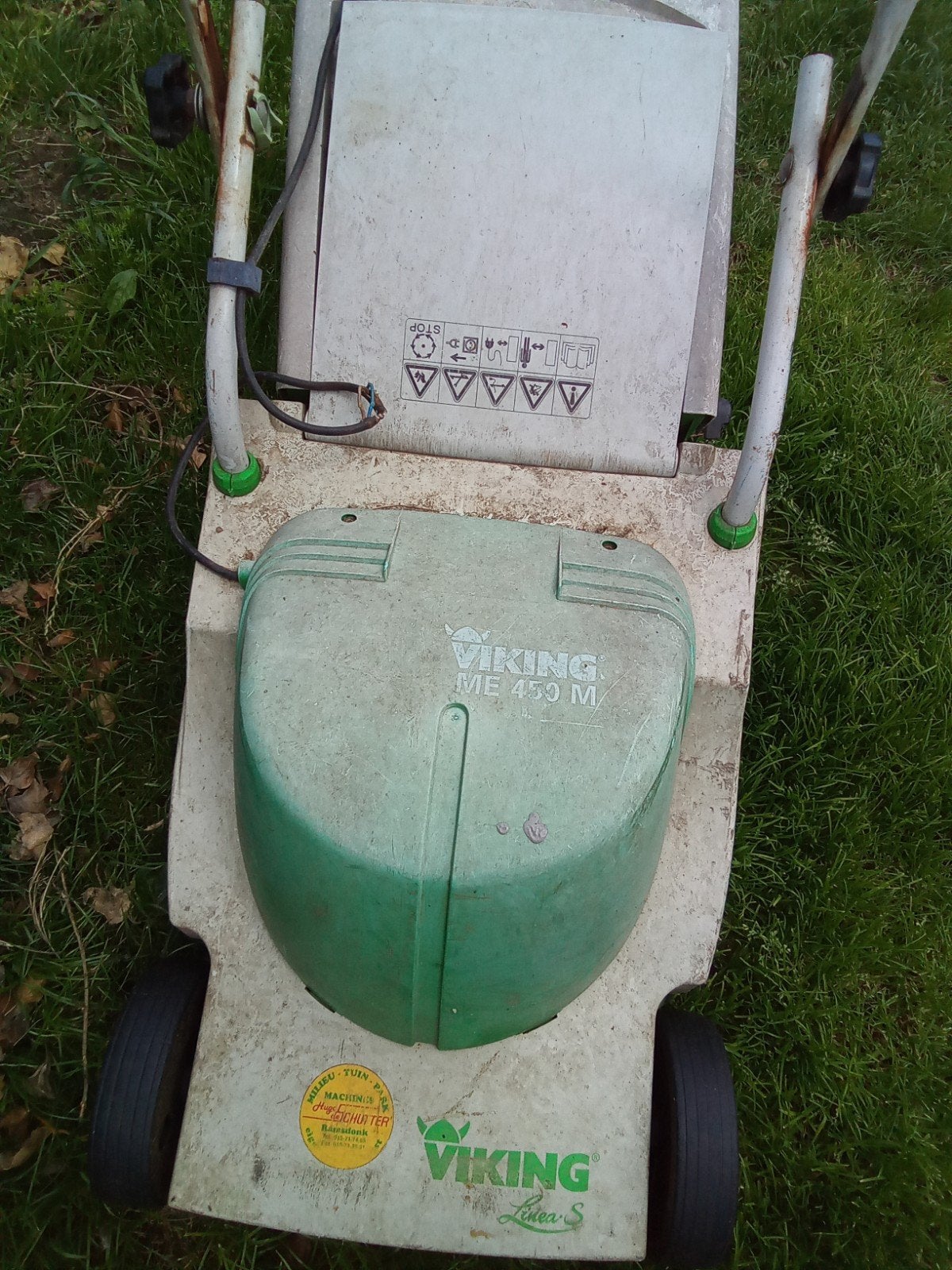 Gratis grasmachine, werkt niet meer, Ophalen
