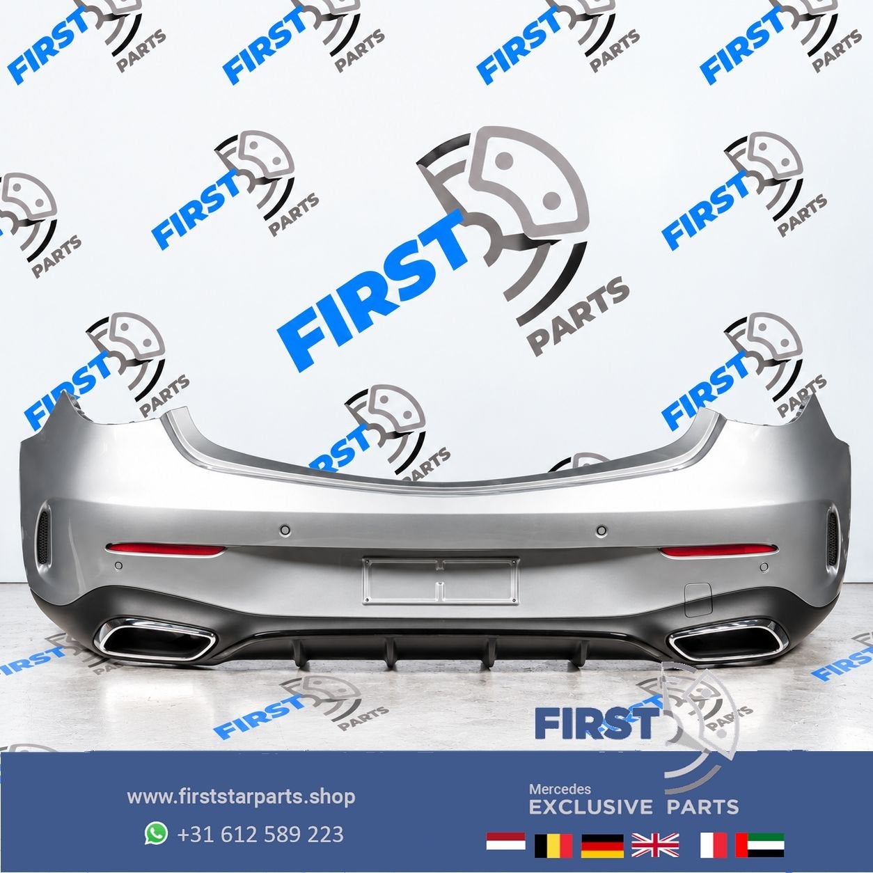 CLE C236 BUMPER COMPLEET A236 W236 AMG ACHTERBUMPER CLE KLAS, Arrière, Utilisé, -, -